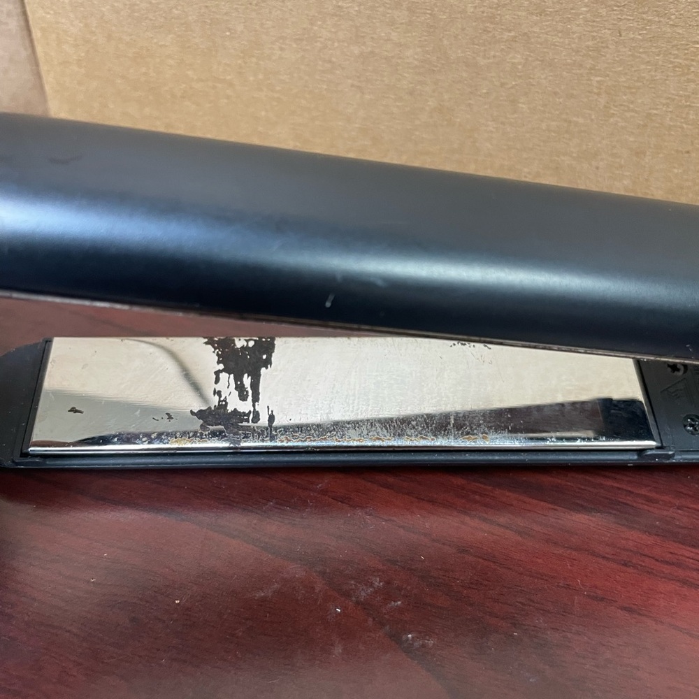 Babyliss Pro Titanium Hair Straightner 1" BT130T Black Swivel TESTED  WORKING - Picture 5 of 10